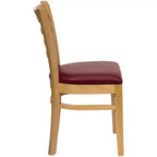 Chaise de salle à manger en bois à barreaux Emma et Oliver