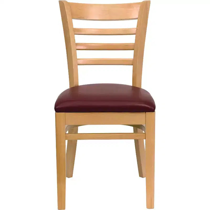 Emma and Oliver Ladder Back Wooden Restaurant Dining Chair