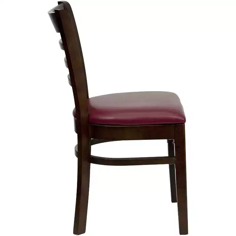 Emma and Oliver Ladder Back Wooden Restaurant Dining Chair