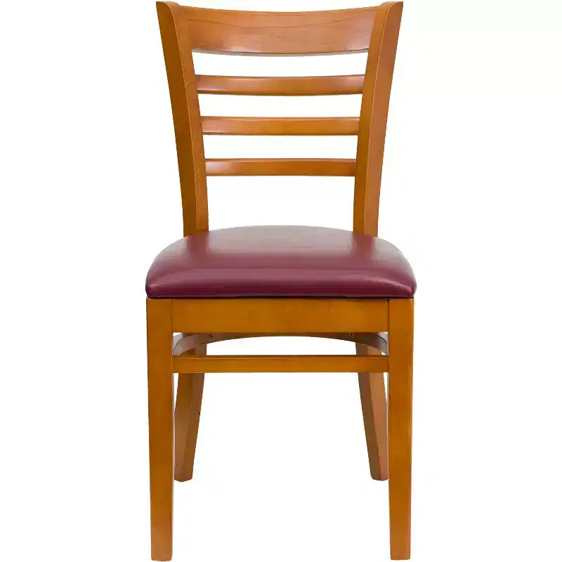 Emma and Oliver Ladder Back Wooden Restaurant Dining Chair