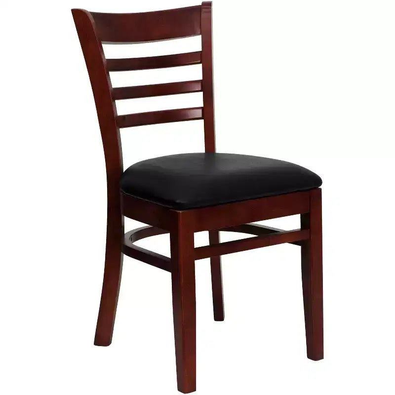 Emma and Oliver Ladder Back Wooden Restaurant Dining Chair