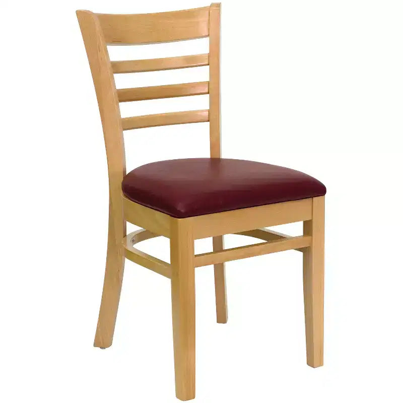 Emma and Oliver Ladder Back Wooden Restaurant Dining Chair