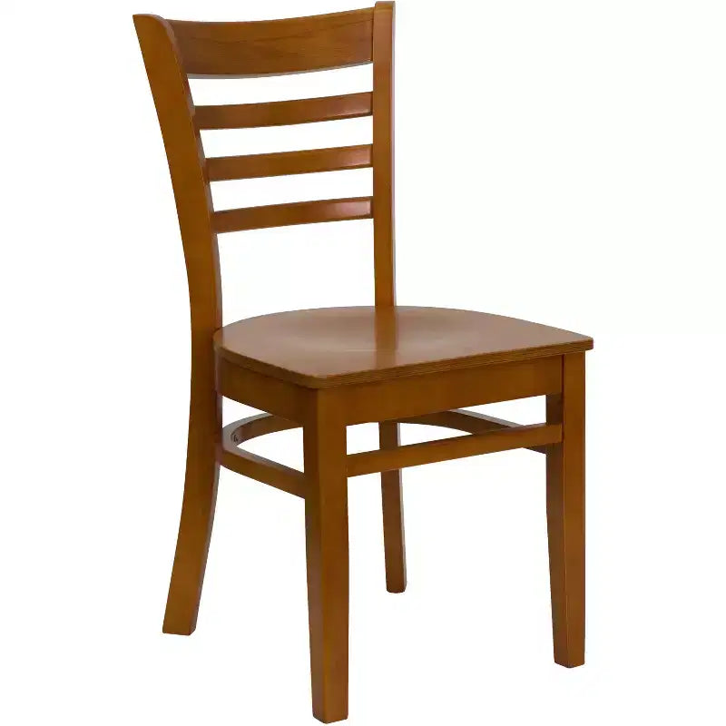 Emma and Oliver Ladder Back Wooden Restaurant Dining Chair