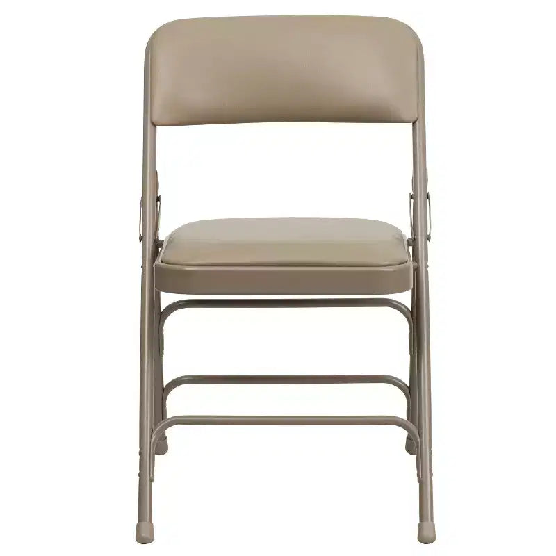 Emma and Oliver 4 Pack Home & Office Portable Party Events Padded Metal Folding Chair