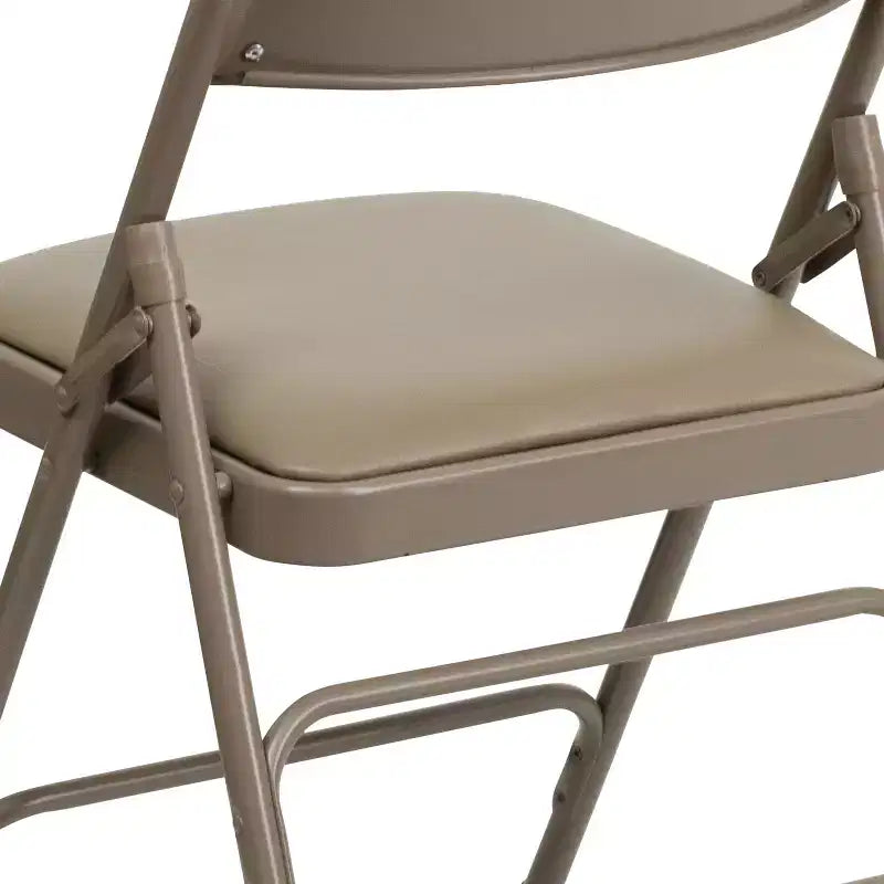 Emma and Oliver 4 Pack Home & Office Portable Party Events Padded Metal Folding Chair