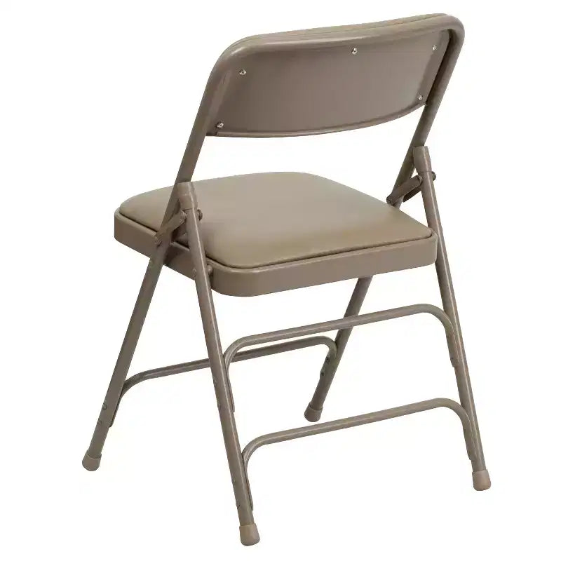 Emma and Oliver 4 Pack Home & Office Portable Party Events Padded Metal Folding Chair