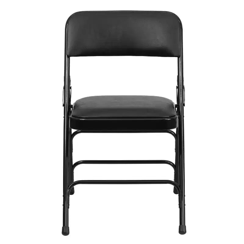 Emma and Oliver 4 Pack Home & Office Portable Party Events Padded Metal Folding Chair