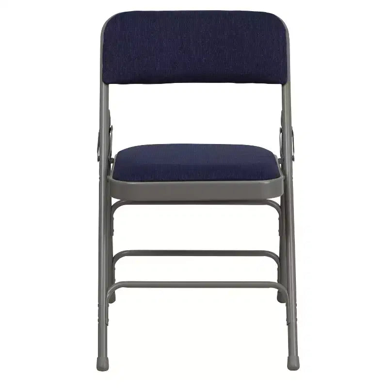 Emma and Oliver 4 Pack Home & Office Portable Party Events Padded Metal Folding Chair
