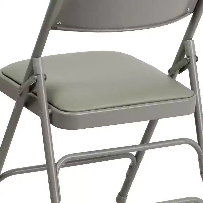 Emma and Oliver 4 Pack Home & Office Portable Party Events Padded Metal Folding Chair