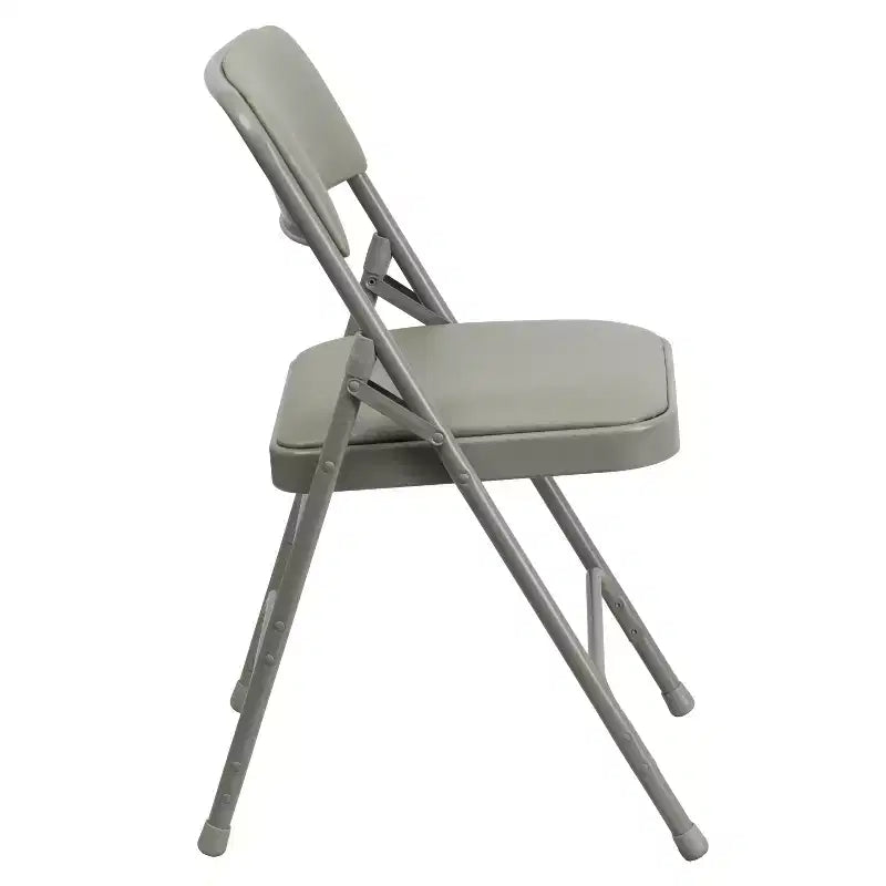 Emma and Oliver 4 Pack Home & Office Portable Party Events Padded Metal Folding Chair