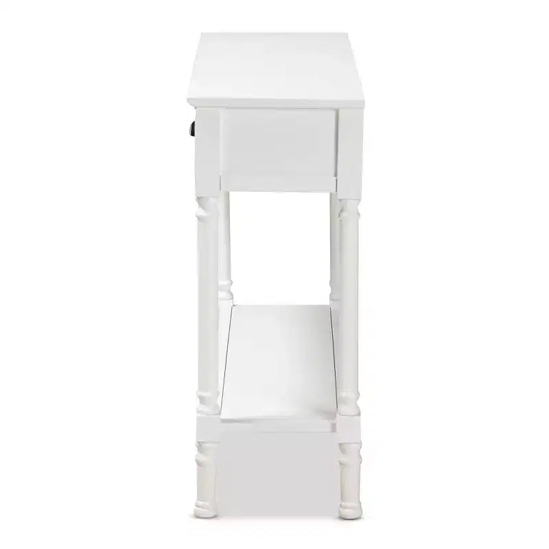 Garvey Wood 3 Drawer Entryway Console Table - Baxton Studio