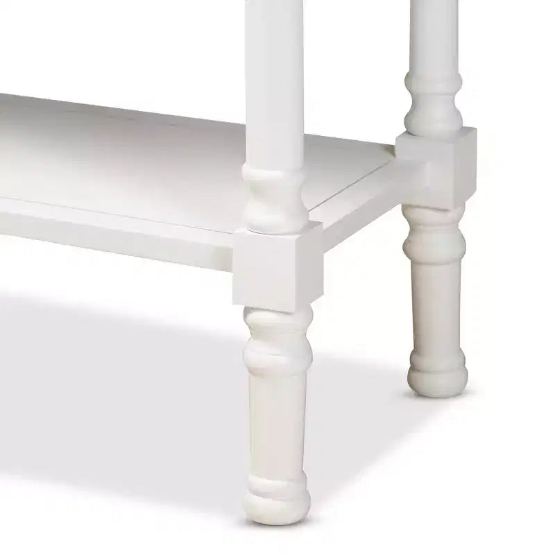 Garvey Wood 3 Drawer Entryway Console Table - Baxton Studio