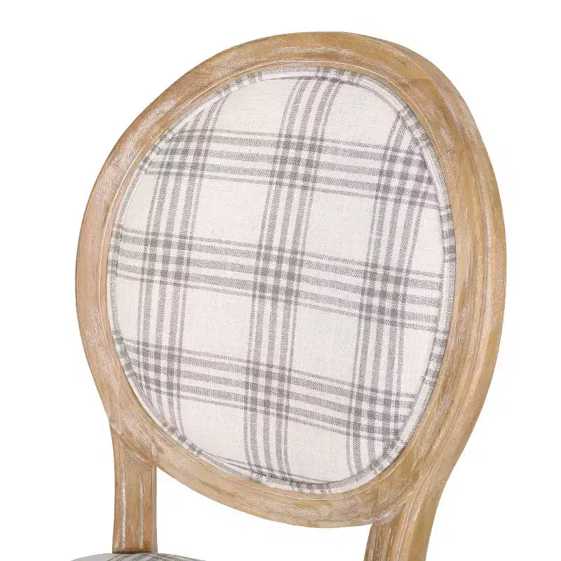 Set of 2 Phinnaeus French Country Fabric Dining Chairs - Christopher Knight Home