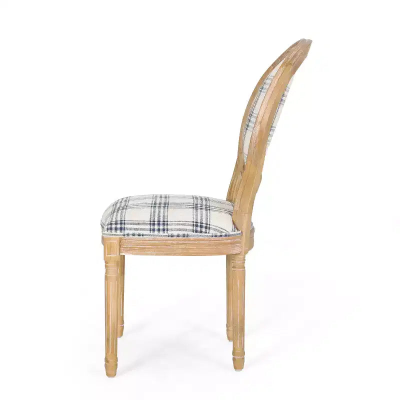 Set of 2 Phinnaeus French Country Fabric Dining Chairs - Christopher Knight Home