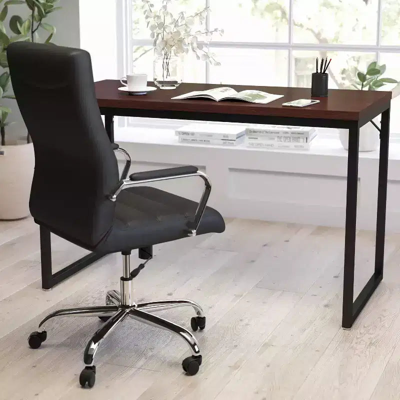 Merrick Lane 47 Inch Computer Desk with Open Metal Frame