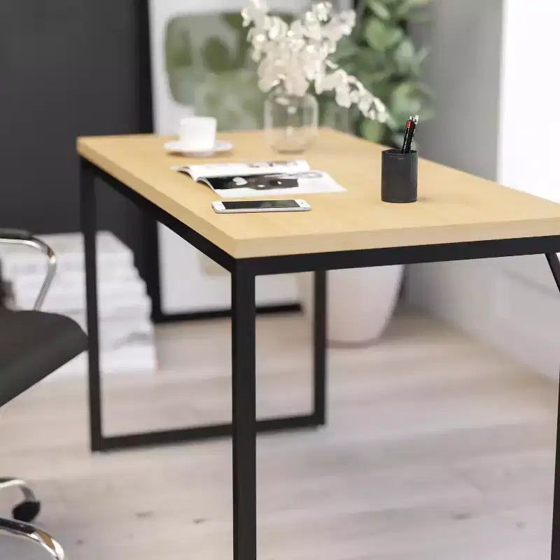 Merrick Lane 47 Inch Computer Desk with Open Metal Frame