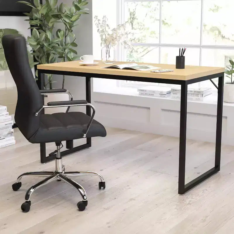 Merrick Lane 47 Inch Computer Desk with Open Metal Frame