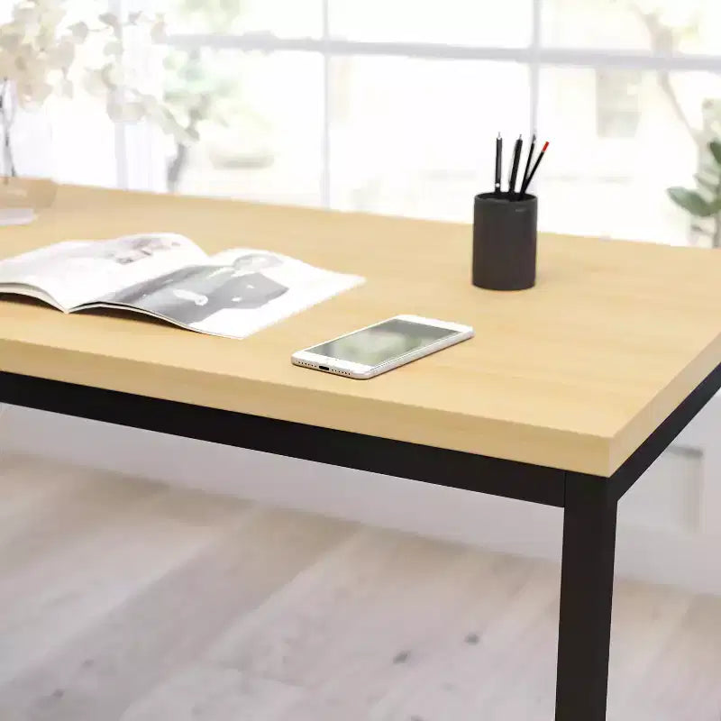 Merrick Lane 47 Inch Computer Desk with Open Metal Frame