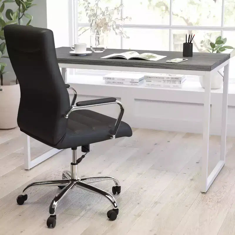 Merrick Lane 47 Inch Computer Desk with Open Metal Frame