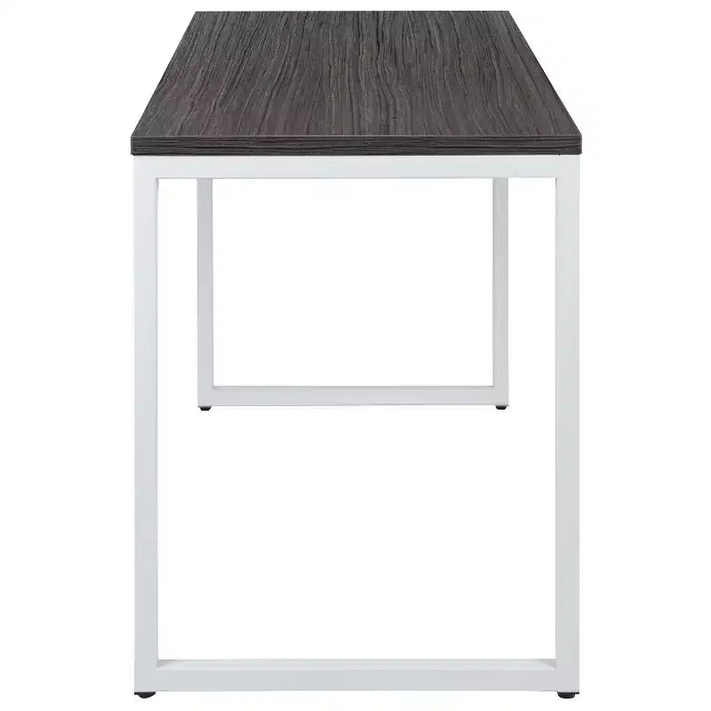 Merrick Lane 47 Inch Computer Desk with Open Metal Frame
