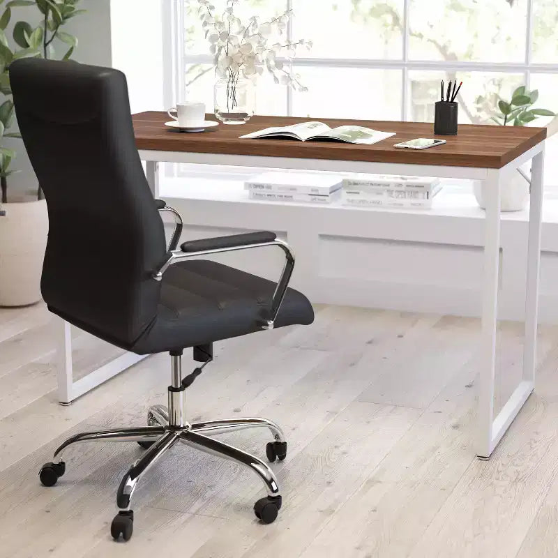 Merrick Lane 47 Inch Computer Desk with Open Metal Frame