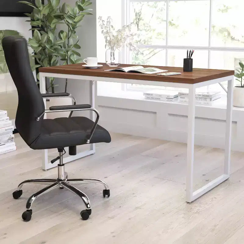 Merrick Lane 47 Inch Computer Desk with Open Metal Frame