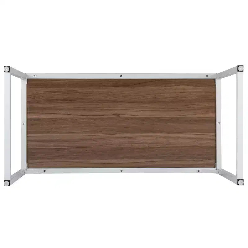 Merrick Lane 47 Inch Computer Desk with Open Metal Frame